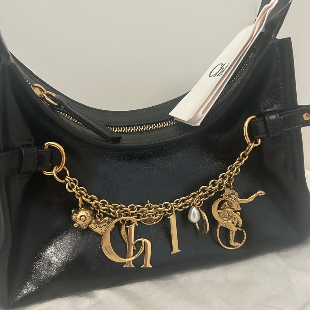 Chloe charms hobo Black hobo bag - Picture 3 of 11